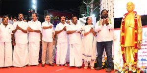 நாகர்கோவிலில் சுதந்திரப் போராட்ட வீரர் பொன்னப்ப நாடார் திருவுருவச் சிலை: முதல்வர் திறந்து வைத்தார்!