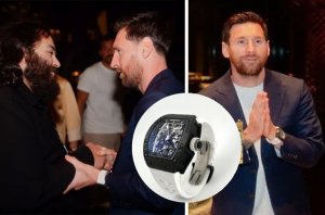 மெஸ்ஸிக்கு ரூ.10 கோடி மதிப்புள்ள கைக்கடிகாரம் பரிசளித்த ஆனந்த் அம்பானி!